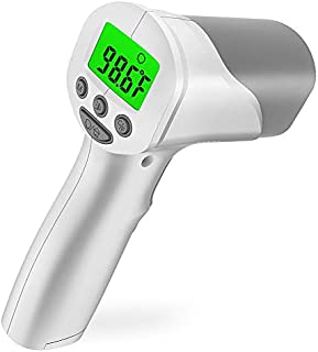 Non-Contact Forehead Thermometer for Adults - Touchless Thermometer - No Touch Temporal Thermometer for Baby Adults with Instant Reading Highest Accuracy & Fever Alarm,Indoor,Outdoor Use by Famidoc