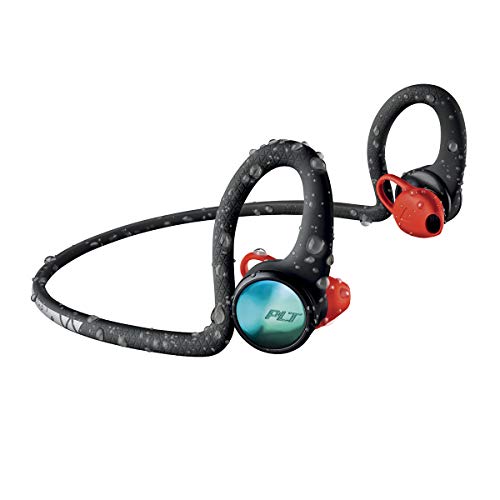 Plantronics Backbeat Fit 2100 Wireless Headphones, Sweatproof and Waterproof In Ear Workout Headphones, Black