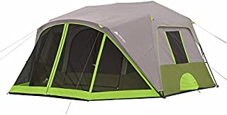 Ozark Trail 9-Person Instant Cabin Tent Camping Outdoors Family with Bonus Screen Room Green by OZARK