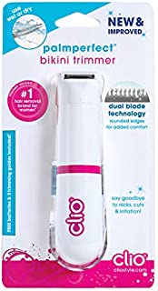 Clio Palmperfect Bikini Trimmer, Dual Blades, Hair Remove for Any Part of The Body