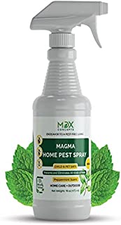 mdxconcepts Organic Home Pest Control Spray - Peppermint Oil - MADE IN USA - Kills & Repels, Ants, Roaches, Spiders, and Other Pests Guaranteed - All Natural - Pet Safe - Indoor/Outdoor Spray - 16oz