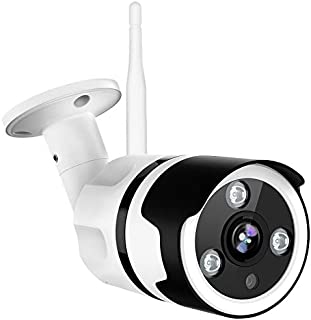 Outdoor Camera, 1080P WiFi Outdoor Security Camera, FHD Night Vision, A.I. Motion Detection, Instant Alert via Phone, 2-Way Audio, Live Video Zooms Function, Cloud Storage/Micro SD Card (White)