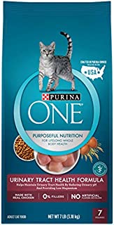 Purina ONE High Protein Dry Cat Food, Urinary Tract Health Formula - 7 lb. Bag