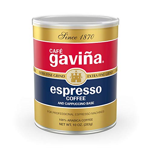 Café Gaviña Espresso Roast Extra Fine Ground Coffee, 10-Ounce Can