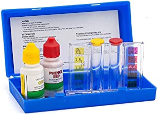 WWD POOL Swimming Pool Spa Water Chemical Test Kit for Chlorine and Ph Test (2 Way Test Kit)