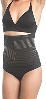 UpSpring Baby Shrinkx Belly Bamboo Charcoal Postpartum Belly Band and Waist Trainer for Postpartum Support, Post Pregnancy Belly Wrap in Charcoal Gray, Large/X-Large