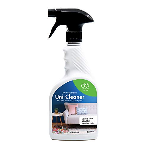 Uni-Cleaner Rug & Fabric Cleaner + Soil & Stain Repellent by Unique Loom - Safely Remove Tough Stains and Protect Rugs, Carpet, Fabrics, and Upholstery (22 oz)