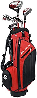 Orlimar Golf ATS Junior Boy's Golf Set with Bag, Right and Left Hand, Ages 9-12, Red/Black (5 Clubs)