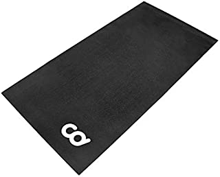 CyclingDeal Exercise Fitness Mat - 3'x6' Soft - for Treadmill, Peloton Stationary Bike, Elliptical, Gym Equipment Waterproof Mat Use On Hardwood Floors and Carpet Protection (36