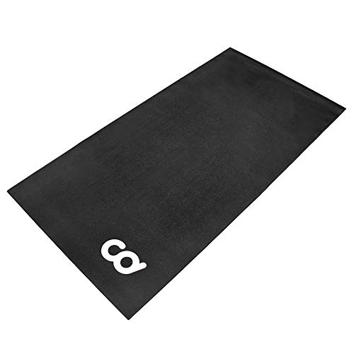 CyclingDeal Exercise Fitness Mat - 3'x6' Soft - for Treadmill, Peloton Stationary Bike, Elliptical, Gym Equipment Waterproof Mat Use On Hardwood Floors and Carpet Protection (36