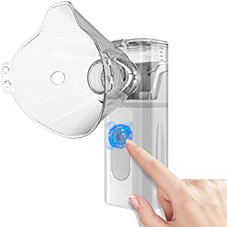 Portable Nebulizer, Cool Mist Steam Inhaler, Handheld OTC Nebuliser Machine Atomizer for Kids Adults, for Travel or Home Daily Use