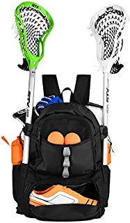 ERANT Lacrosse Bag Backpack  Lacrosse Bags for Boys  Girls Lacrosse Backpack with Stick Holder  Lacrosse Bags for Girls  Field Hockey Bags  Lacrosse Stick Bag  Lax Backpack  Lacrosse Bag Youth