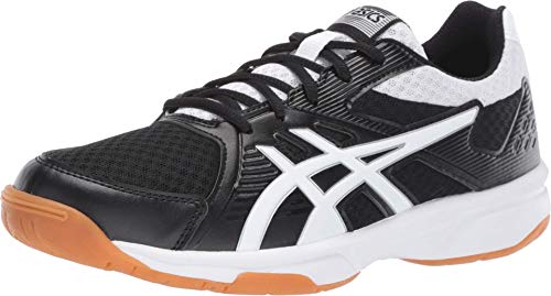 ASICS Upcourt 3 Women's Volleyball Shoe, Black/White, 8.5 M US