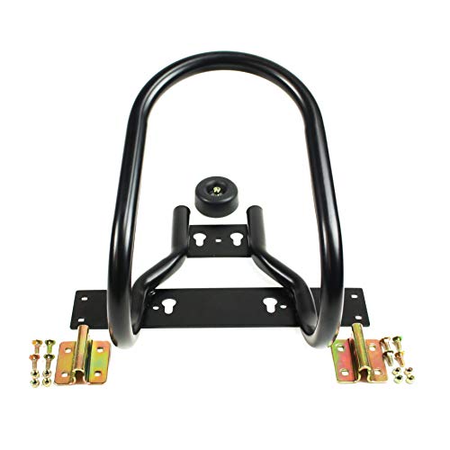 E-Track Motorcycle Wheel Chock | Upright Hold Bike Tire Wedge for Garages and Trailers - E-Track and Bolt-Down