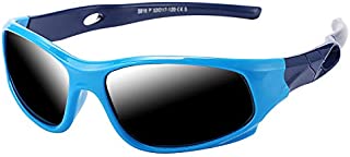 Pro Acme TR90 Unbreakable Polarized Sports Sunglasses for Kids Boys and Girls (Baby Blue)