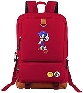 The Hedgehog Sonic Backpack Carry On Backpacking Student Laptop Bag For Children/Student/Adults