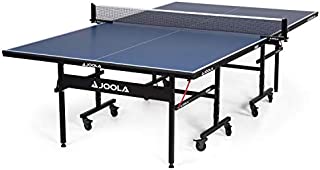 JOOLA Inside 15mm Table Tennis Table with Net Set - Features Quick 10-Min Assembly, Playback Mode, Foldable Halves