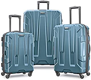 Samsonite Centric Hardside Expandable Luggage with Spinner Wheels, Teal, 3-Piece Set (20/24/28)