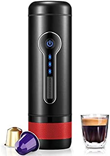 CONQUECO Portable Espresso Maker Travel Coffee Maker Portable Electric Espresso Machine suit for Travel, outdoor, Home and Office