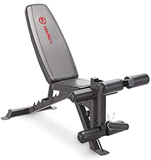 Marcy Adjustable 6 Position Utility Bench with Leg Developer and High Density Foam Padding SB-350