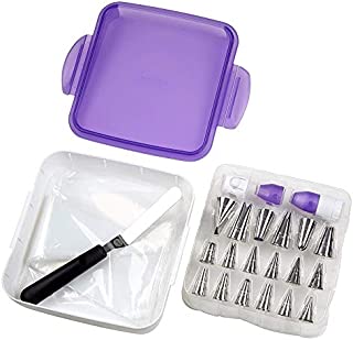 Wilton Deluxe Cake Decorating Kit with Piping Tips and Pastry Bags, 46-Piece