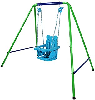 Toddler Swing Playset,My First Toddler Swing - Heavy-Duty Baby Indoor/Outdoor Swing Set with Safety Harness(9-36 Months)