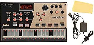 Korg Volca Drum Digital Percussion Synthesizer Bundle with Power Supply and Austin Bazaar Polishing Cloth