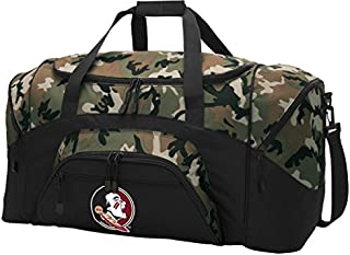 Large FSU Duffel Bag CAMO Florida State University Suitcase Duffle Luggage Gift Idea for Men Man Him!