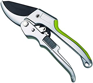 Power Drive Ratchet Anvil Hand Pruning Shears - 5X More Cutting Power Than Conventional Garden Tree Clippers.