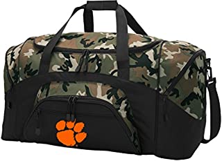 Broad Bay Large Clemson Tigers Duffel Bag CAMO Clemson University Suitcase Duffle Luggage Gift Idea for Men Man Him!