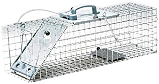 Havahart 1084 Easy Set One-Door Cage Trap for Rabbits, Skunks, Minks and Large Squirrels