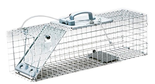 Havahart 1084 Easy Set One-Door Cage Trap for Rabbits, Skunks, Minks and Large Squirrels