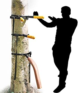 SYNTECSO Portable Wing Chun Dummy, Detachable Wooden Wing Chun Dummy Attached to Tree Or Pillar