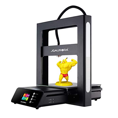 JG MAKER Large 3D Printer A5s High Accuracy 98% Assembly Metal Frame Resume Print Filament Run-Out Detection DIY 3D Printer Kit 305X305X320(mm) ABS PLA 1.75mm Filament School Family Industry use