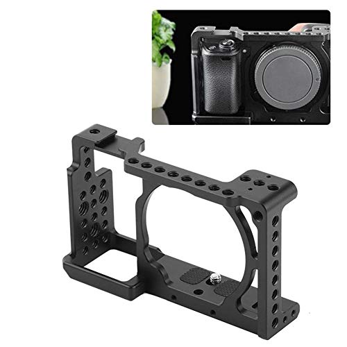 DSLR Camera Cage, VBESTLIFE Aluminium Alloy Camera Video Cage DSLR Stabilizer Cage Kit for Sony A6000 A6300 NEX7