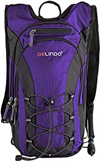 Gelindo Half Day Hiking Hydration Backpack with 2L BPA Free Water Bladder, Lightweight Insulated Compartment Prefect Outdoor Gear for Hiking Camping Daypack to Beginner 15L