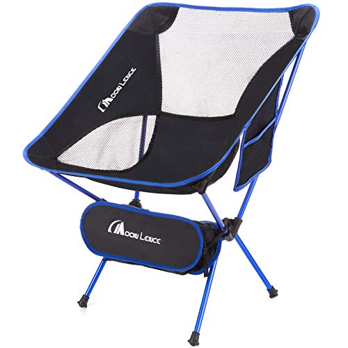 MOON LENCE Outdoor Ultralight Portable Folding Chairs with Carry Bag Heavy Duty 242lbs Capacity Camping Folding Chairs Beach Chairs