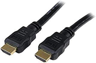 StarTech.com 0.3m 1ft Short High Speed HDMI Cable - Ultra HD 4k x 2k HDMI Cable - HDMI M/M - 30cm HDMI 1.4 Cable - Audio/Video Gold-Plated (HDMM30CM),Black