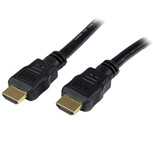 StarTech.com 0.3m 1ft Short High Speed HDMI Cable - Ultra HD 4k x 2k HDMI Cable - HDMI M/M - 30cm HDMI 1.4 Cable - Audio/Video Gold-Plated (HDMM30CM),Black