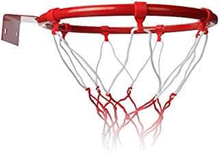 æ Basketball Goal Hoop, Basketball Rim Goal Wall Mounted Basketball Hoop Hanging Basketball Hoop Sports Netting Kids Basketball Training for Indoor Outdoor Dia.25cm