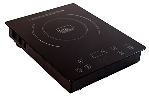 True Induction TI-1B Single Burner Counter Inset Energy Efficient Induction Cooktop 1600 Watts