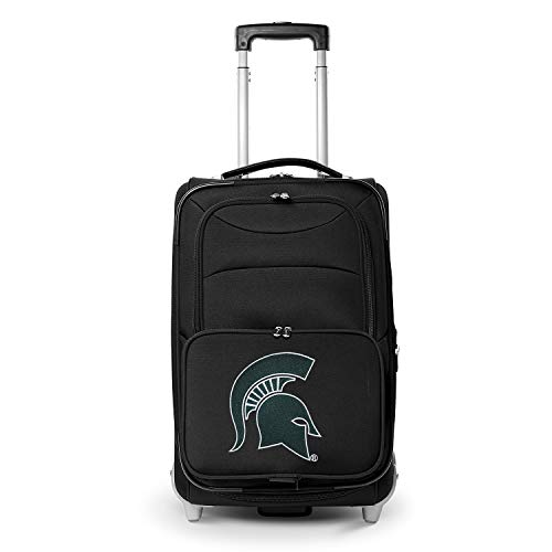 Denco Michigan State Spartans 21 Rolling Carry-On Luggage - Travel in Style  Michigan State University Officially Licensed Bag - Great for Airports & Trips