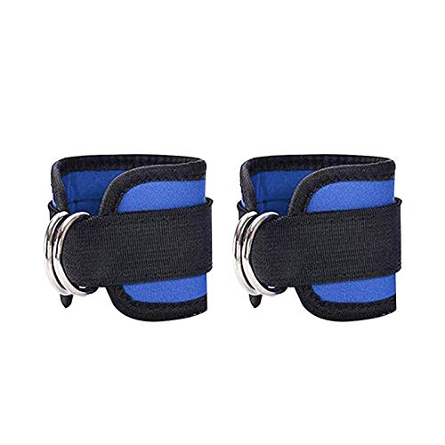 2 Pcs Fitness Ankle Strap for Cable Machines Ankle Workout Strap for Kickbacks Glute Leg Extensions Curls and Hip Abductors for Men/Women Adjustable Neoprene Support