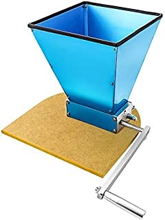 MRbrew Malt Crusher, 2 Bearing Rollers Grain Malt Mill, Barley Grinder with Wooden Base for Homebrew