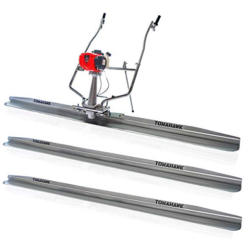 TOMAHAWK Power Screed Concrete Finishing Tool with 12ft, 8ft, and 4ft Blades Bull Float Honda GX35