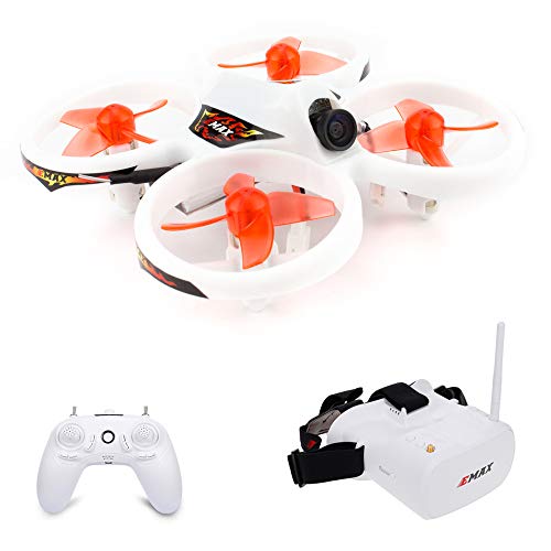 GoolRC EMAX EZ Pilot Drone for Beginners, Indoor FPV RC Racing Drone with 600TVL Camera, Gyroscope Auto-Leveling, Smart Height Assist with FPV Glasses