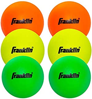 Franklin Sports Youth Lacrosse Balls - Soft Rubber Lacrosse Balls for Kids - Perfect for Beginners - Indoor and Outdoor Use - 6 Pack