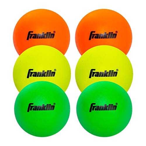 Franklin Sports Youth Lacrosse Balls - Soft Rubber Lacrosse Balls for Kids - Perfect for Beginners - Indoor and Outdoor Use - 6 Pack