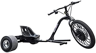 Superride 1000Watts Electric Drift Trike | Brush-Less Motor, High Carbon Steel Frame, Front Hydraulic Brake & Tubeless Tires (Black)