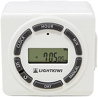 Lightkiwi H5576 Digital Timer for Low Voltage Landscape Lighting Transformer